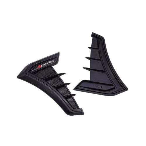 Rejillas laterales para MG HS Plug-in Hybrid 2025 2026 con acabado TPU efecto carbono brillante 4