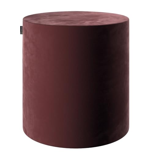 Dekoria Puf barril � 40 �  40 cm Burdeos