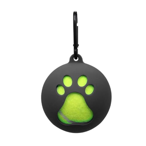 Standard Tennis Ball Holder With Carabiner Hands-Free Pet Ball Cover Holder For Training Walking Tennis Play Durable Hands-free Pet Ball Cover Holder Flexible And Durable