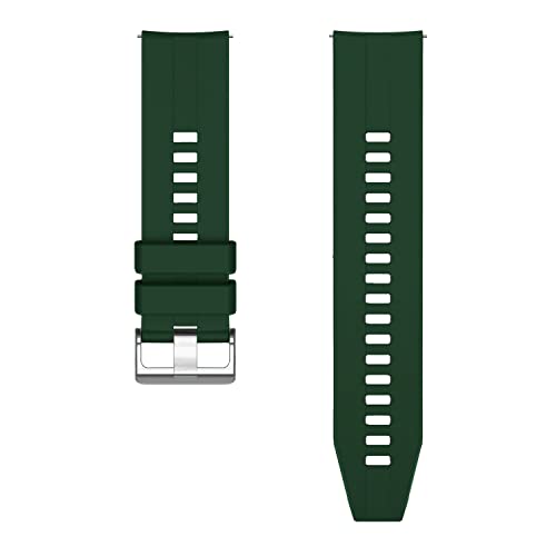 Image of ACM Watch Strap 20mm compatible with Compaq Q Watch Smartwatch | Silicone Belt Classic Band