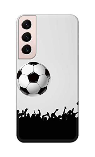 Image of Printed Hard Back Cover Case for Samsung Galaxy S22 Plus 5G | S22+ 5G Back Cover (Football Icon) -702