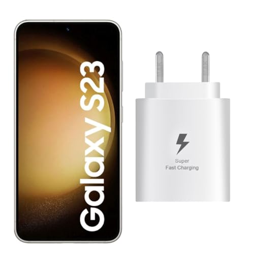 Image of MAK 25W Charger for Samsung Galaxy S23 5G Type C Charger Adapter Compatible with Galaxy S23 5G Charger, 25 Watt USB Type C to C Pd Charging Adapter C Type, White