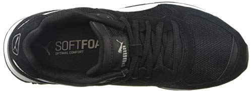 PUMA Puma Unisex-Child Vista Sneaker, Black White, 6.5 M US Big Kid