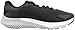 Under Armour Men's Charged Rogue 3 4E Running Shoe, (002) Black/Mod Gray/White, 12