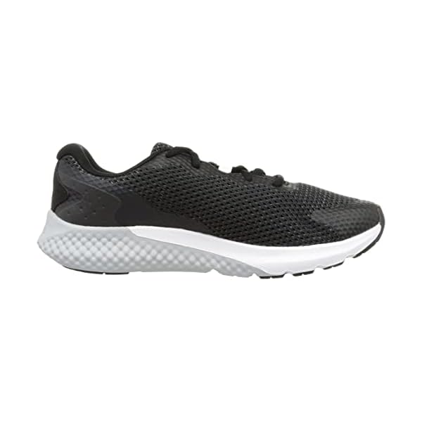 Under Armour Men's Charged Rogue 3 4e Running Shoe, (002) Black/Mod Gray/White, 14 X-Wide - Image 7