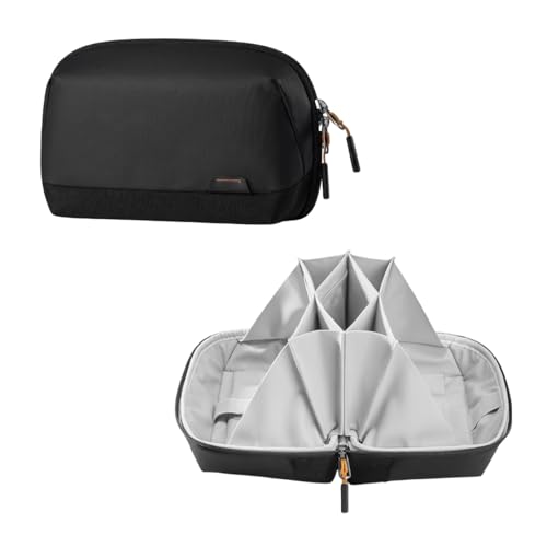Bolsa, Necessaire Organizadora Volcano Nerdcase, Couro PU, 26X15cm, Preta