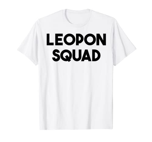 Leopon Squad - Leopon amante divertente Maglietta