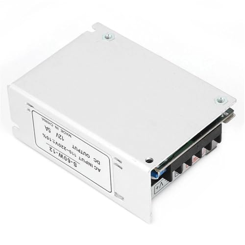 Transformateur 12V 5A 60W pour ruban LED | Alimentation stable AC-DC - 5