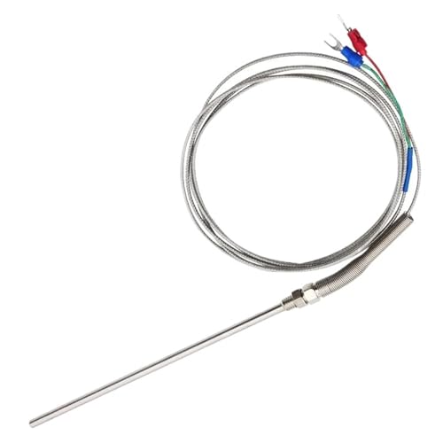 Termopar M8 de 1m para control de temperatura constante en extrusoras