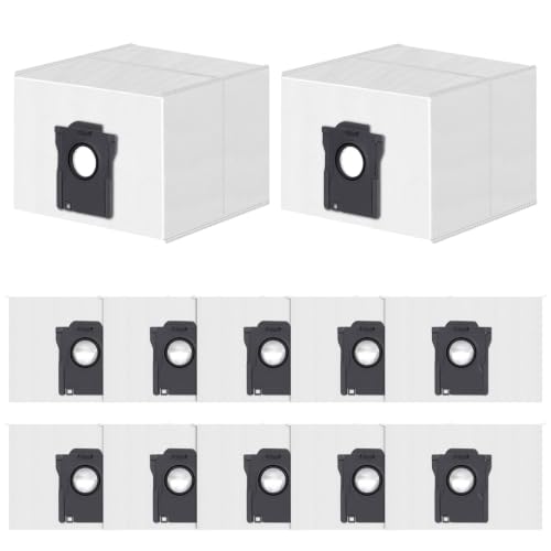 Image of 12 Pack Dust Bags for Dreame D20 Plus, D20 Pro Plus Robot | for Mova E30 Pro Plus Vacuum Cleaner, 5 L Large Capacity Bags Replacement