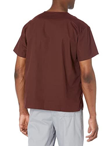 Image of Dickies EDS Signature Scrubs for Women and Scrubs for Men, Unisex One Pocket V-Neck Top in Soft Brushed Poplin 83706