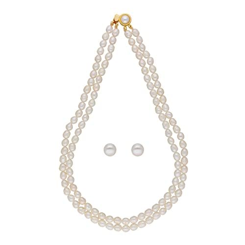 Sri Jagdamba Pearls Dealer Radiant Pearl Combo Pendant Necklace Jewellery Set Gifts for Women and Girls (B0CJFZJTXX) Amazon Price History, Amazon Price Tracker