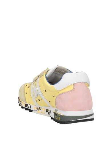 PREMIATA Kids Sneakers Made in Italy Size EU 32 Yellow/Pink4