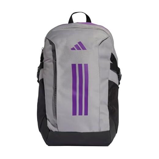 adidas Unisex POWER BACKPACK, ch solid grey/active purple, One size