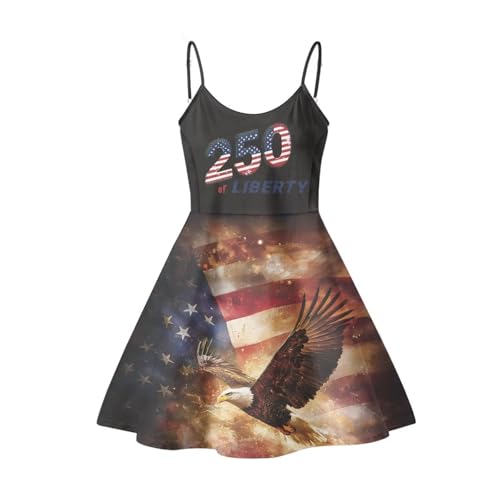 Image of Cozeyat Women Girls Summer Sleeveless Dress Casual Swing Beach Cover Up Knee Length Dresses,Large Size XS-4XL