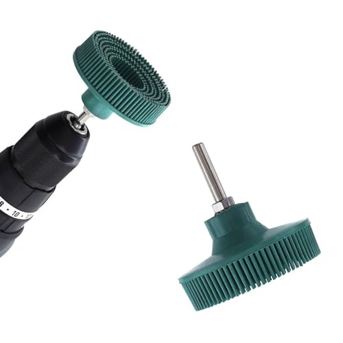 ohohulo 2/3 Inch Bristle Disc Grit 50# 80# 120# with 1/4