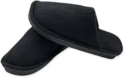Pantufa Masculina Confortável, Tamanho 44/45, Preta, 29 cm x 10 cm
