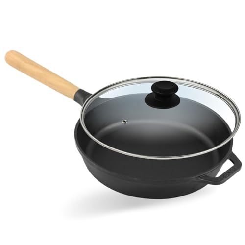Cast Iron Frying Pan with Removable Handle, 24cm