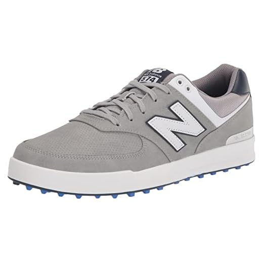 New Balance Men's Striker Spiked Golf Shoes | Golf Shoes New Balance Men's 574 Greens Golf Shoe, Grey/White, 12