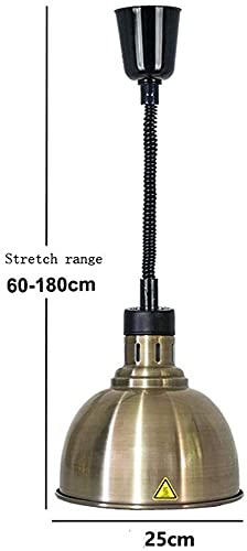 Voedselverwarmer Lamp, Hotel Keukenapparatuur Restaurantbenodigdheden Keuken Kroonluchter, 220V 250W 3 Stuks HHORB - Afbeelding 3