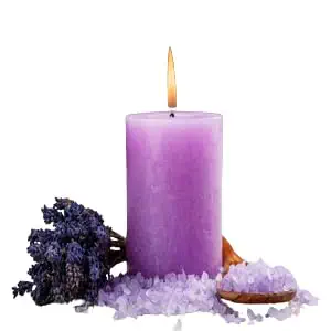 Glittery Crafts: Handcrafted Scented Candles (Lavender)