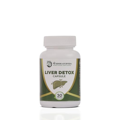 Image of Liver Detox Capsules | Ayurvedic Herbal Supplement for Liver Cleanse, Digestion & Detox Support | Helps Remove Toxins, Improve Metabolism & Energy | Natural Formula by Siddh Ayurveda | 30 Capsules (Liver Detox Capsule)