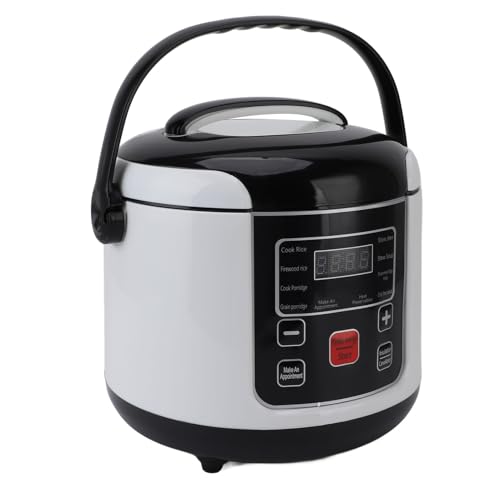 TOPINCN Mini Rice Cooker, 24V Portable 2L Small Car Rice Cooker for Trucks, with Inner Pot and Steam Basket, Multifunctional Rice Cooker for Grains and Oats