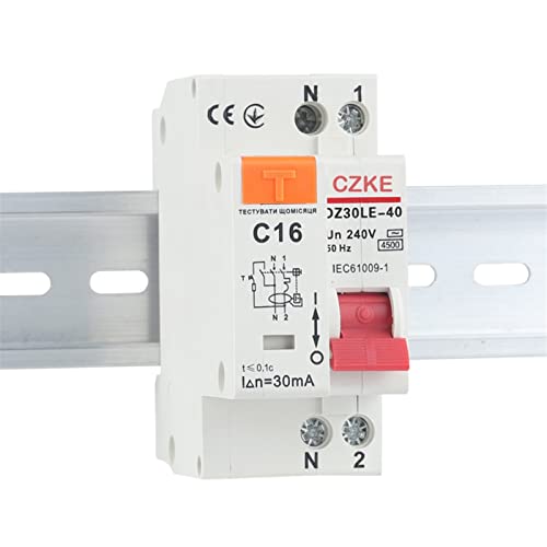 Disjoncteur de courant résiduel MCB SCHIK protection fuite et court-circuit