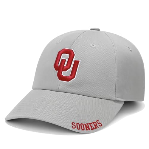 Gorra deportiva ajustable con logo bordado gris miniatura 1