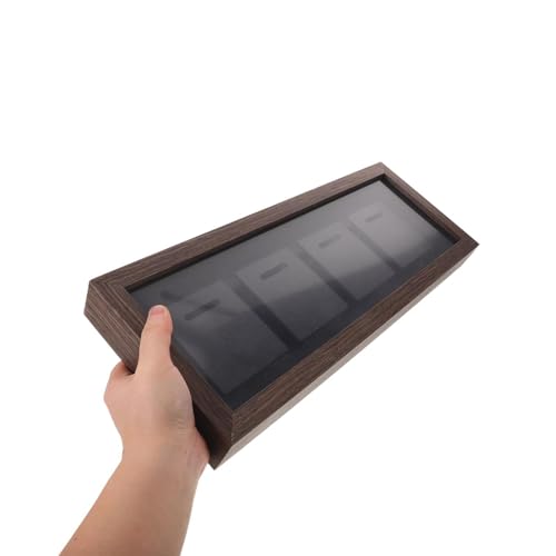 Vitrine à médailles en bois massif pour 4 médailles TOPBATHY - 5