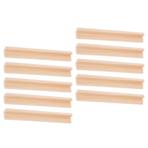 Set de 10 Bases de Madera para Dominó 19 cm