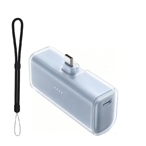 YLPINGA �ی�P�[�X For Anker Nano Power Bank (22.5W, Built-In USB-C Connector) A1653 �Ή� �p�̃P�[�X �V���R�� �J�o�[ ���^ ����~�� �ϏՌ� �h�� �h�o ���[ �S�ʕی�