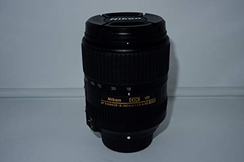 Nikon 2216 AF-S DX 18-300 mm 1:3,5-6,3G ED VR Reisezoom-Objektiv (inkl. LC-67 Frontdeckel und LF-4 Rückdeckel, bildstabilisiert) Schwarz – Ansicht 2
