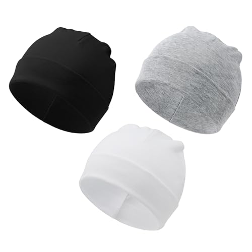 Durio Unisex Baumwoll Baby Mütze Erstlingsmützen für Neugeborene Slouch...