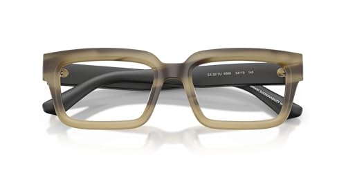 Image of Emporio Armani mens Ea3277u Universal Fit Rectangular Prescription Eyewear Frames