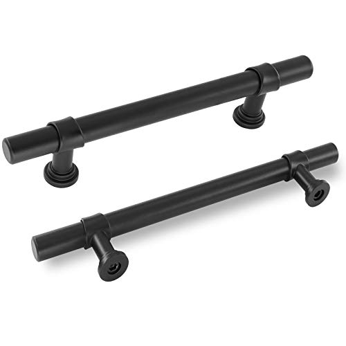20 Stück Griffe für Küchenschränke LONTON Schwarz Griffe Küchengriffe 160mm lochabstand Schrankgriffe Schwarz Möbelgriffe Schwarz Schubladengriffe für Badmöbel Cover