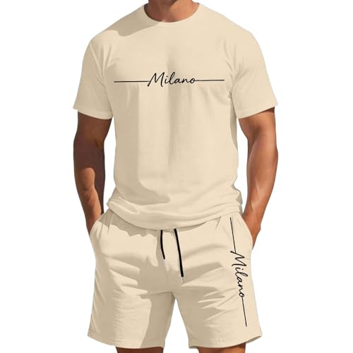 Combinaison d'été t-shirt et short homme contre la chaleur