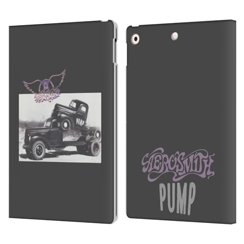 Étui portefeuille Aerosmith iPad 10.2 coque compatible Apple noir et blanc The Pump