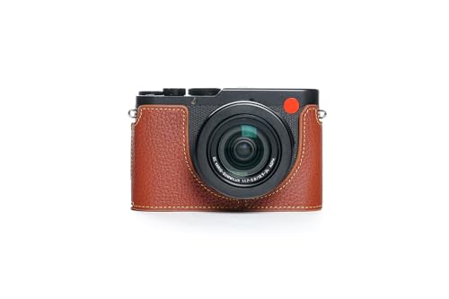 Demi-étui Leica D-LUX8 cuir véritable rufous protection appareil photo