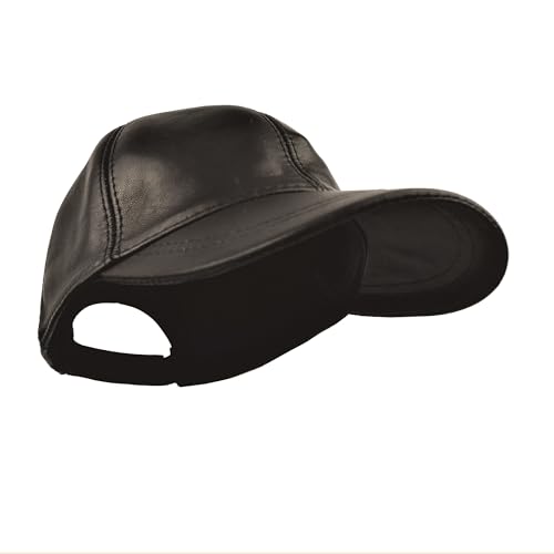 Zerimar Casquette Cuir Véritable Style Joker – Chapeau Élégant et Résistant Unisexe pour Usage Quotidien Braun