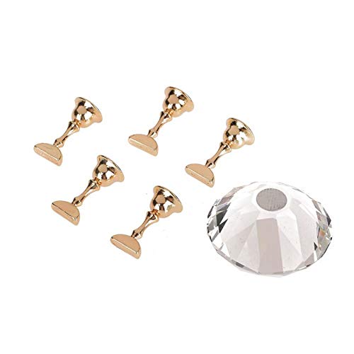 Nail Tip Stand, Practical Exquisite Firm Nail Tip Holder, Lightweight Stable for Professional Salon DIY at Home(White)
