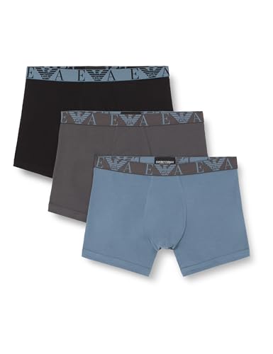 Emporio Armani mens Men's Bold Monogram 3-pack Boxer