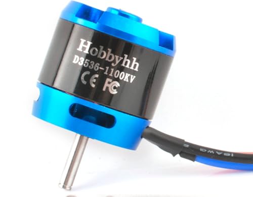 Image of Hobbyhh D3536 1100kv RC Brushless Motor Power 450W with 3.5mm Banana Head for DIY RC Glider Aircraft Plane and UAV