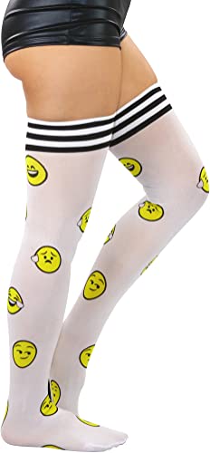 Image of ToBeInStyle Women's Nylon Thigh High Schoolgirl Opaque Stockings