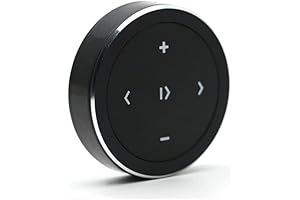 Wireless Bluetooth Media Button Remote: Control Music and Take Selfies Hands-Free