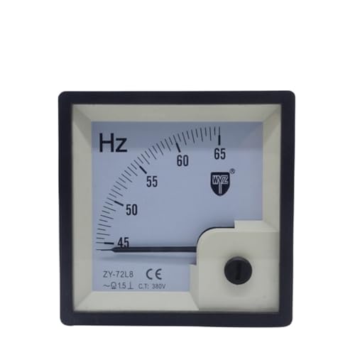 BUTPDYPEP Versorgung 7L2 AC 100 V 220 V 380 V Analog Panel Frequenz Meter Tester Messgerät Hertz Anzeige