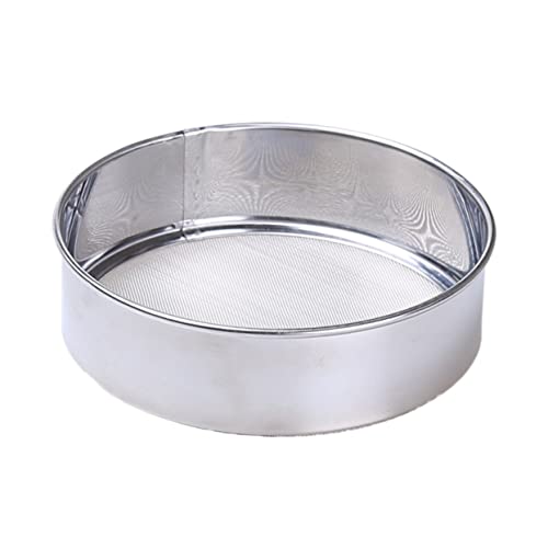 FUNOMOCYA 2 PCS Stainless Steel Flour Sifters Fine Mesh Kitchen Tools for Baking Icing Sugar Manual Powdered Sugar Duster for Cake Pastry Preparation