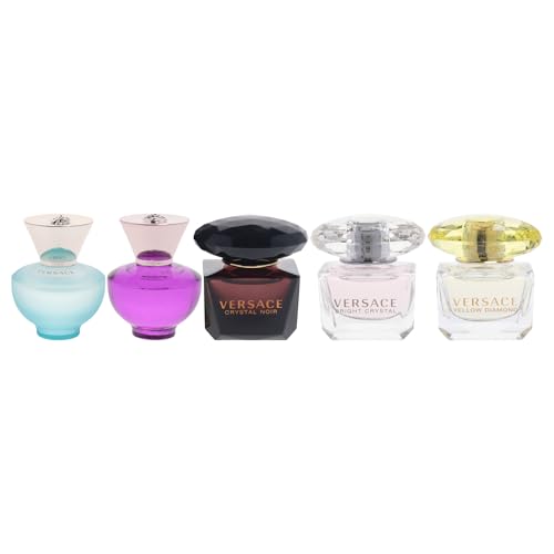 Versace Miniatures Collection for Women - 5 Pc Fragrance Gift Set | Iconic Luxury Perfumes | Travel-Friendly & Perfect for Gifting - Image 3