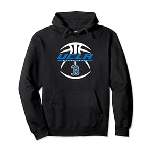 UCLA Bruins Basketball Rebound Officially Licensed Pullover Hoodie