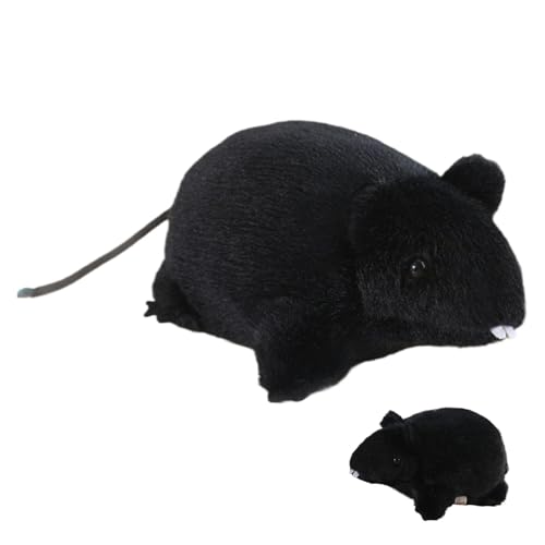 Ratón de peluche | Juguete de peluche de diseño realista para dormitorio, sala de estar, habitación infantil, sala de juegos, coche y sofá